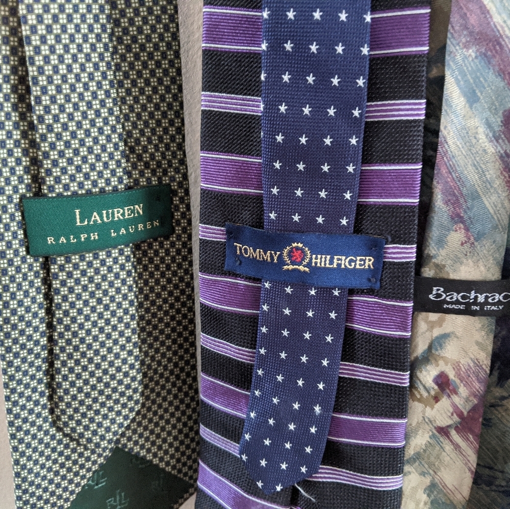 6 tie bundle, Ralph Lauren, Tommy Hilfiger, etc - Picture 7 of 11